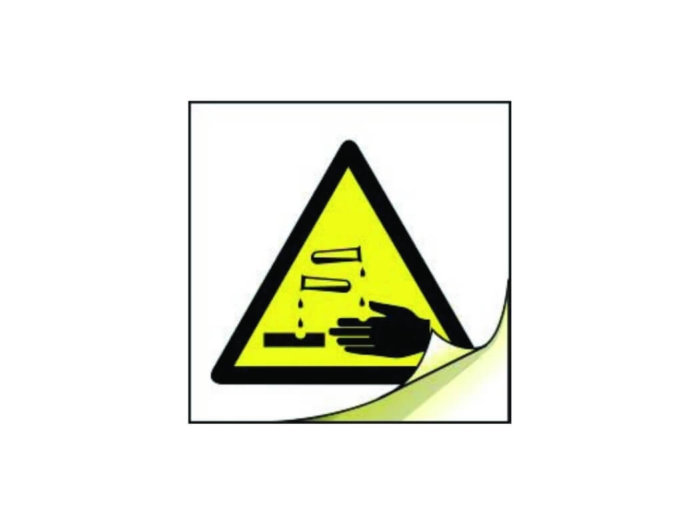 Corrosive Symbols Labels Hazard Signs Safe Industrial