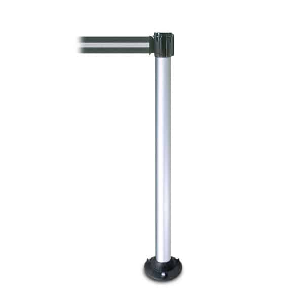 TRAFFIC-LINE Belt Post for Permanent Fixing - White