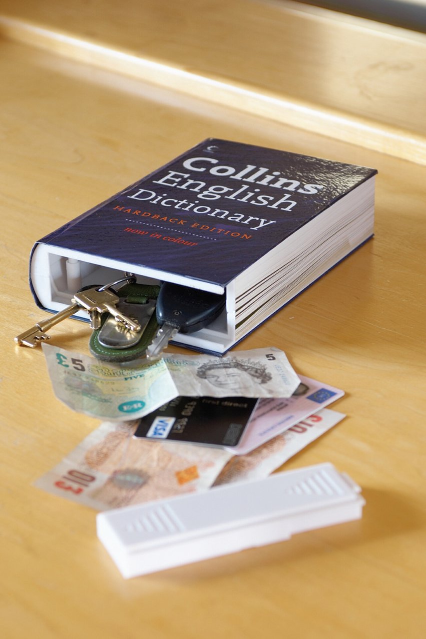 Safe Industrial - Store Book Safe, Collins English Dictionary Valuables Safe - Single