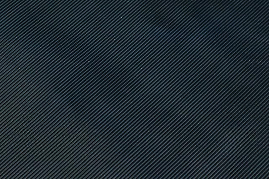 Rubber Rib Ribbed Matting - 6mm x 1000mm X 100cm - Black
