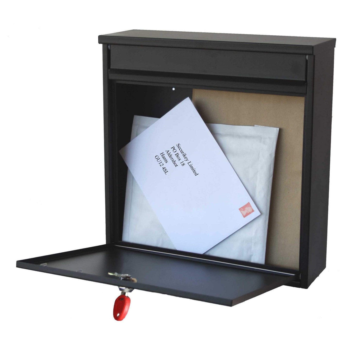 Securikey Standard Post Box Large - Front Loading