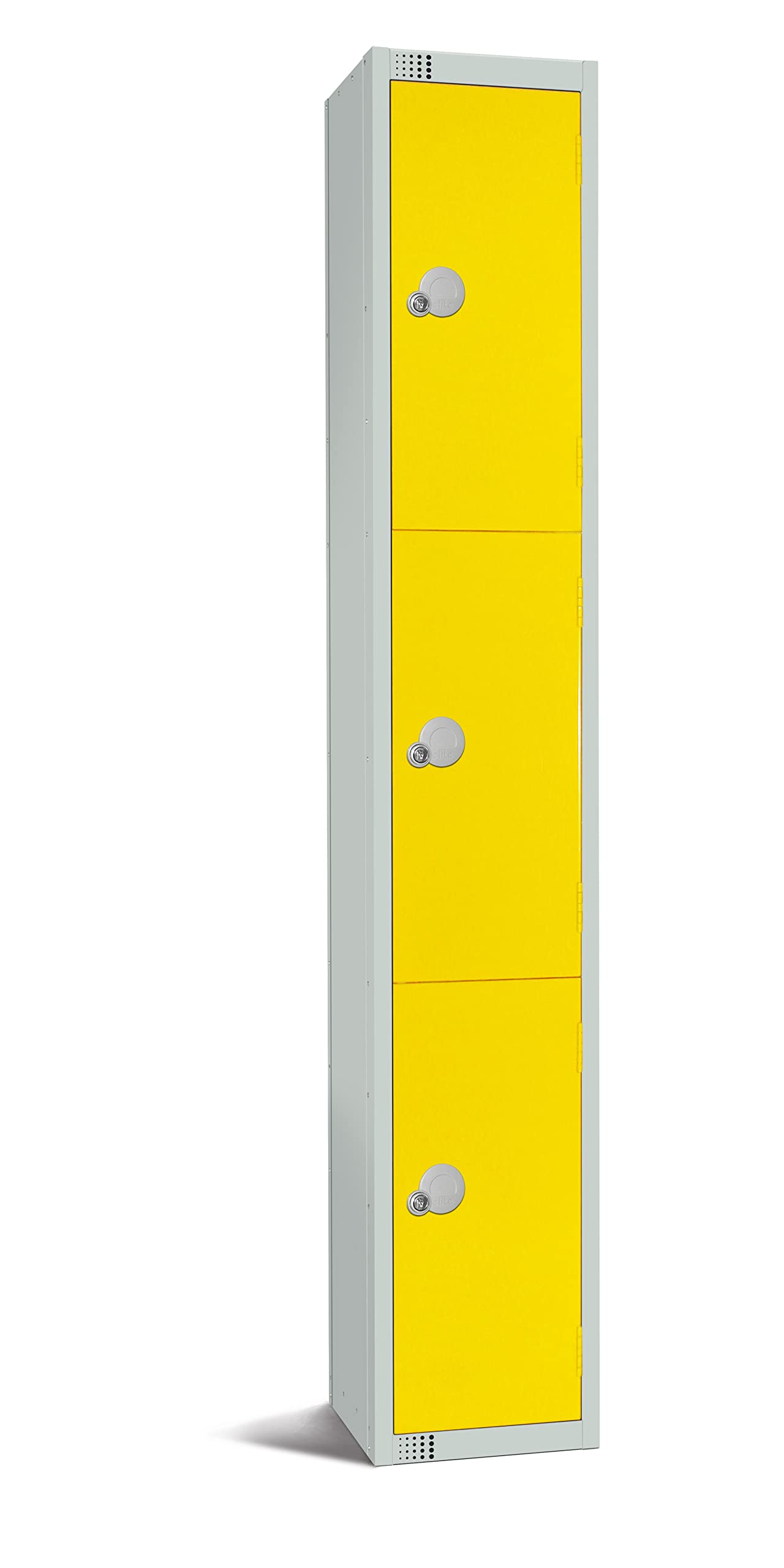 Specialist Industrial 3 Door Standard Storage Antibacterial Lockers - 1800mm x 300mm x 300mm