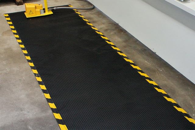 Interflex PVC Duckboard Anti-Slip Matting Black