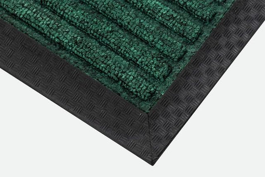 Blue Diamond Brushway Premium Rib Entrance Mat Green 120cm x 90cm
