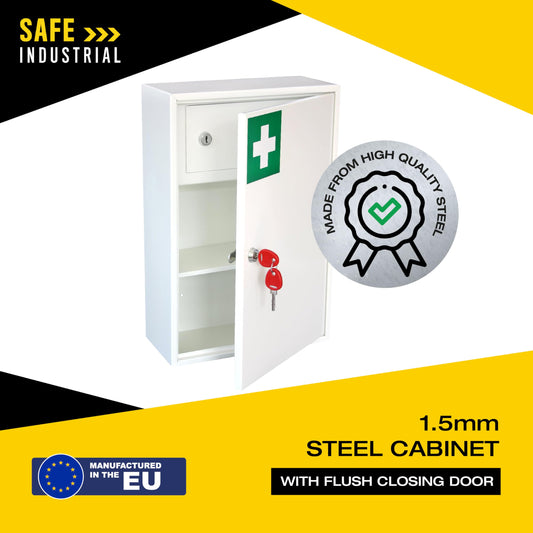Medical Cabinet - First Aid Storage Key Locking Safe
