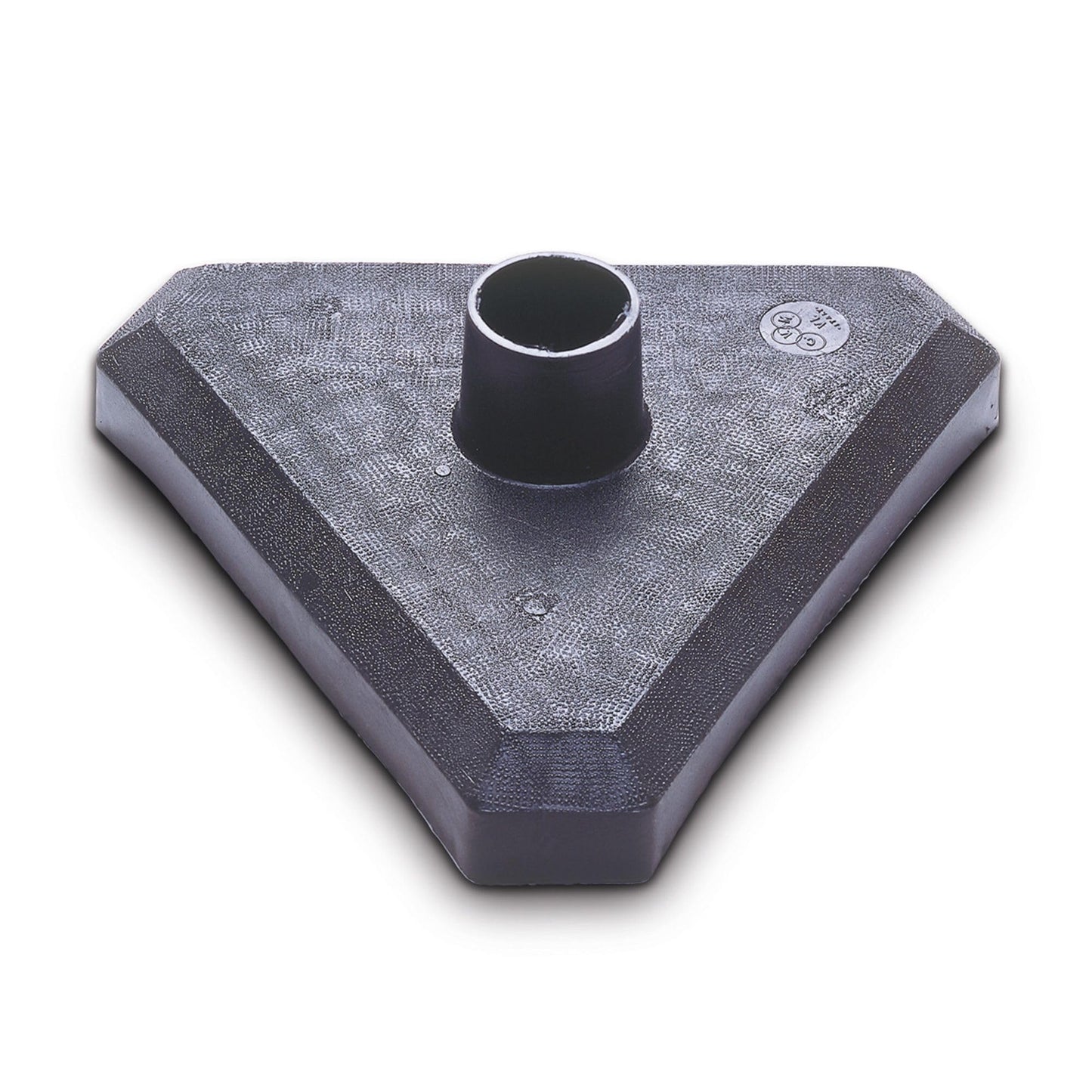 Moravia Chain Post With Concrete Base - Red/White - 870mm High