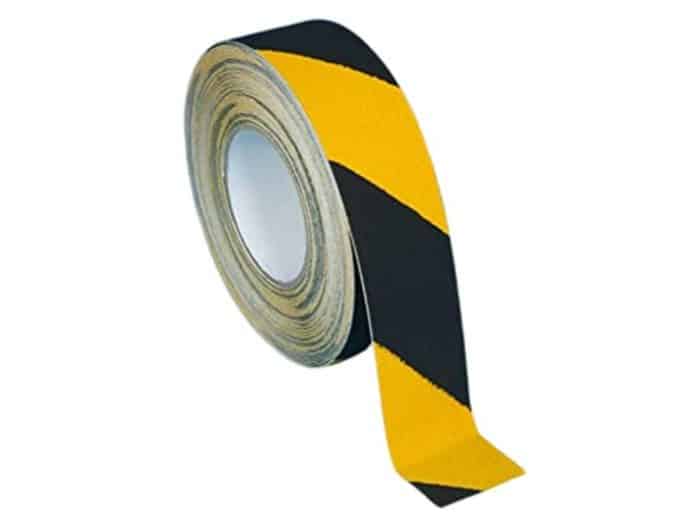Anti Slip Tape Rolls 50mm wide - Black/Yellow