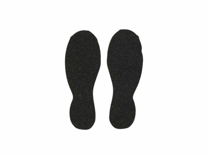 Black Anti Slip Foot Print