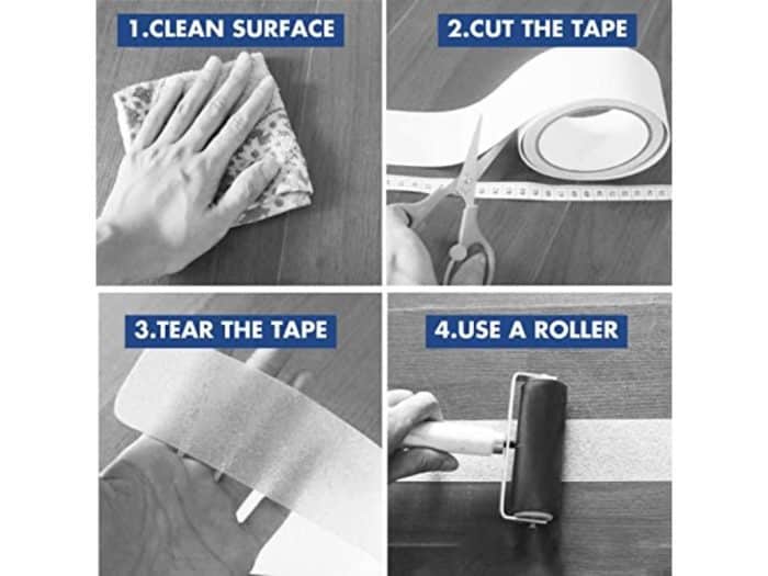 How to cut anti-slip tape