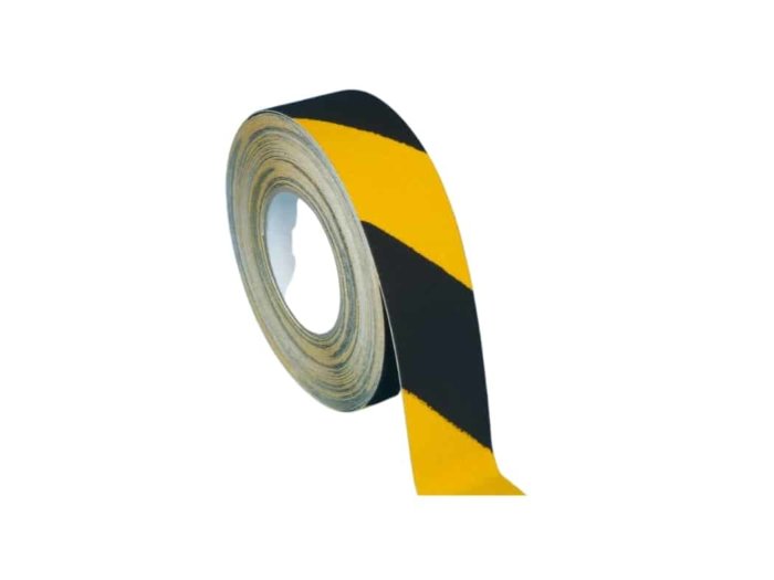 Black/Yellow 25mm Anti Slip Tape