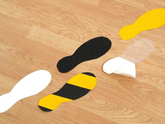 Anti Slip Foot Prints