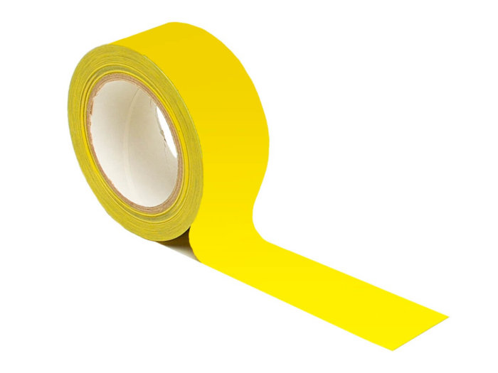 Yellow 50mm Floor Marking Tape