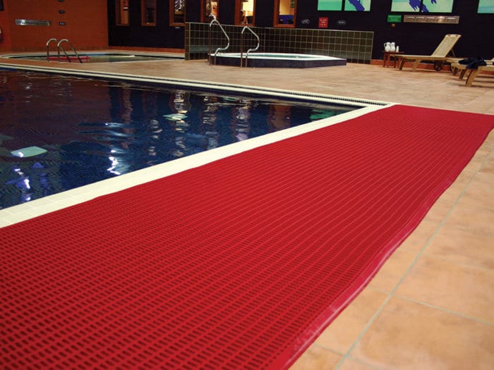 Leisure Mat Swimming Pool Mat - Red