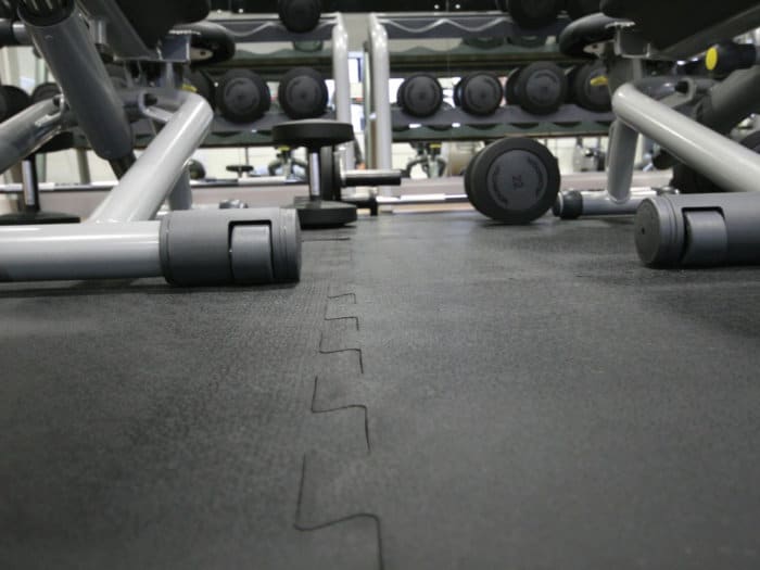 Sport Tile Rubber Gym Flooring