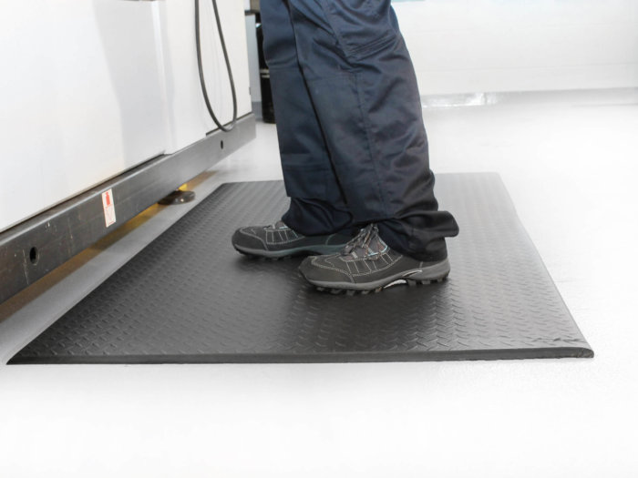 Orthomat Diamond Black Anti Fatigue Matting