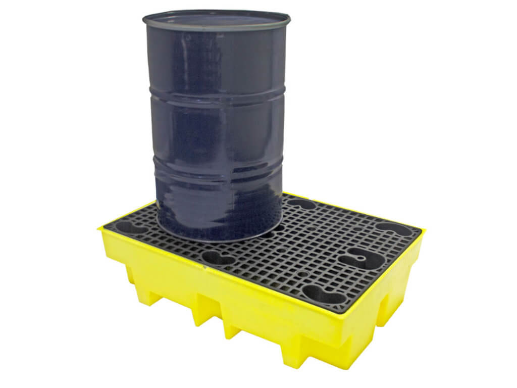 Drum Spill Pallet For 2 x 205Ltr Drums- Safe Industrial