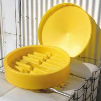 Yellow Plastic IBC Funnel and Lid