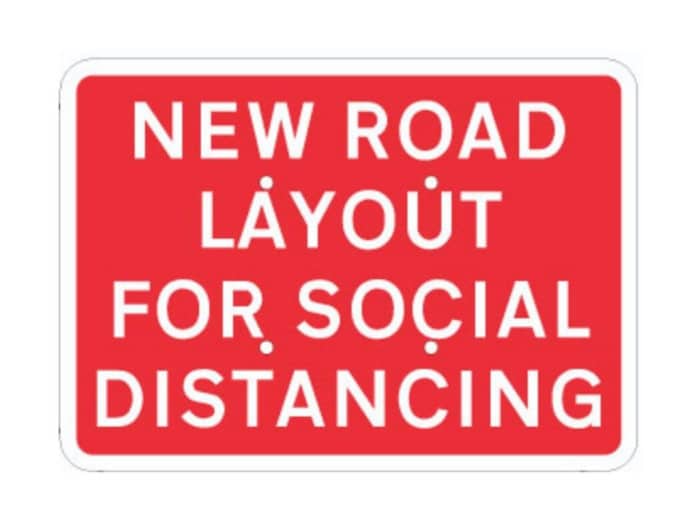 New Road Layout For Social Distancing