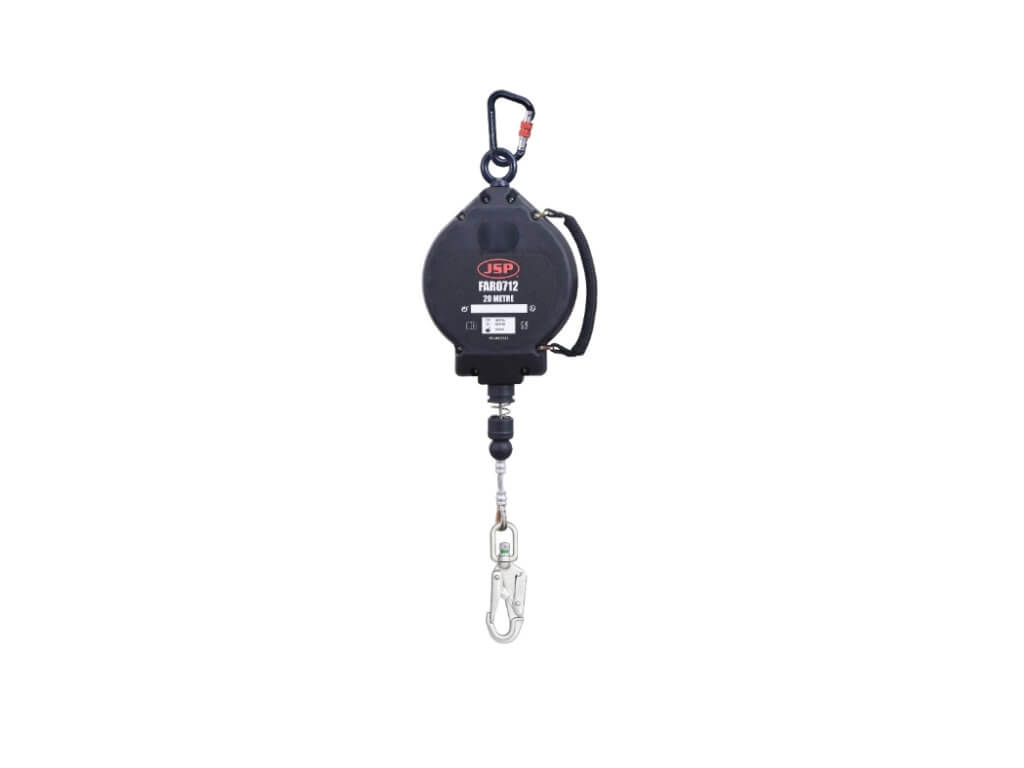 20m Wire Retractable Fall Limiter - Height Safety - Safe Industrial