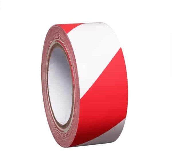 PROline Line Marking Tape 50mm Wide x 33m Long - Red/White