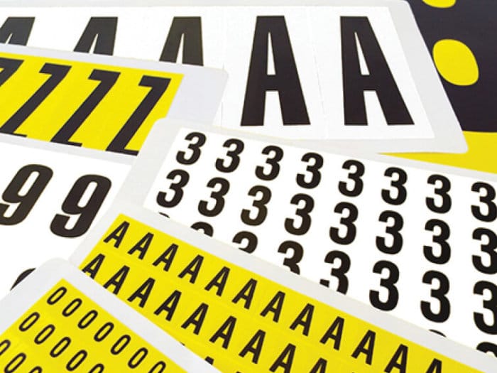 Self Adhesive Numbers & Letters Pack
