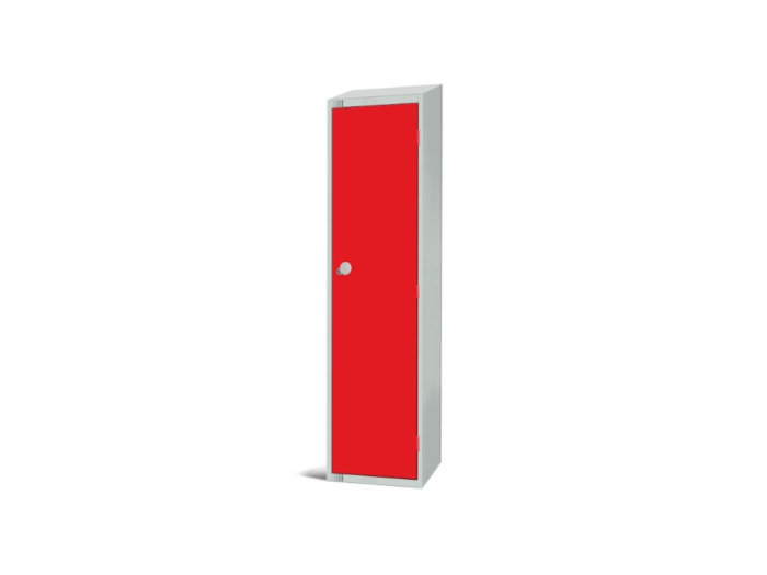 Red Single Door Locker 450mm Wide