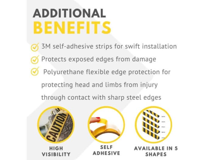 EdgeWrap 1000mm Self Adhesive Edge Protectors