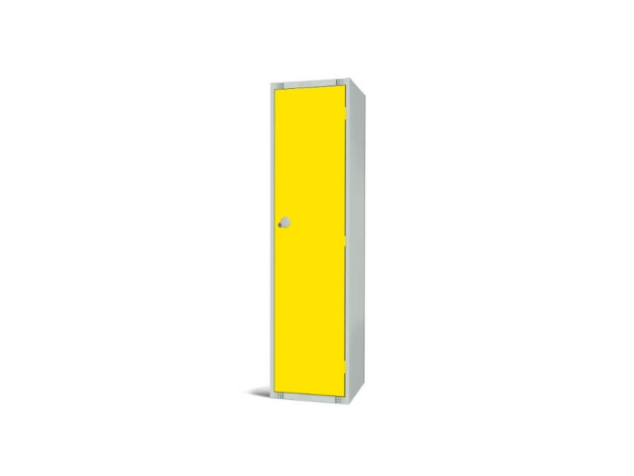 Yellow Single Door Locker 450mm Wide