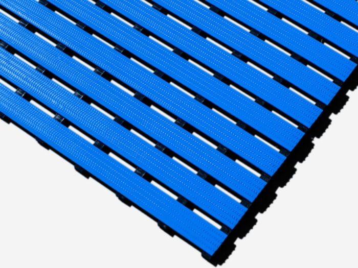Interflex Style Swimming Pool Duckboard Matting- Blue