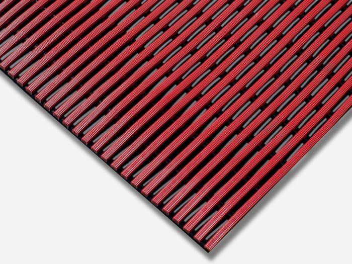 Interflex PVC Duckboard Anti-Slip Matting - Red