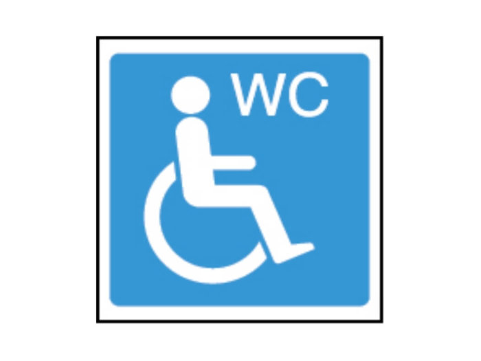 Accessible WC Sign