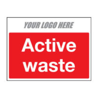 Active Waste Correx Sign