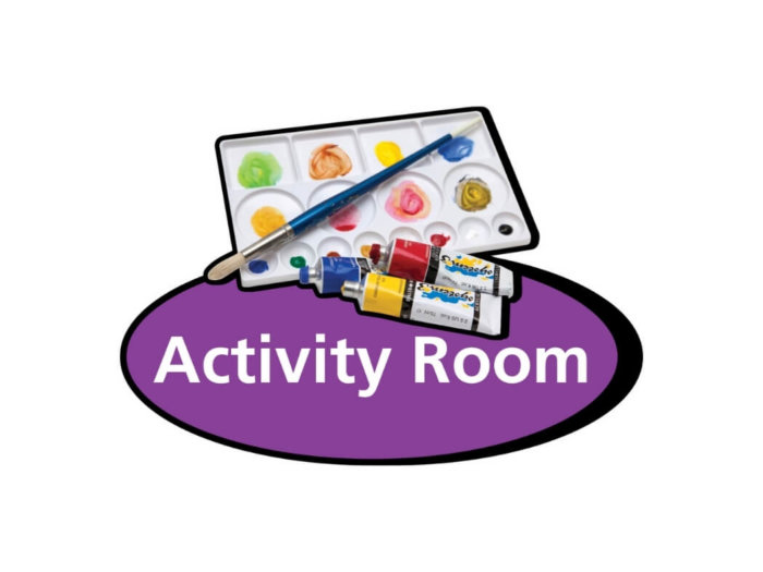 Activity Room SIgn