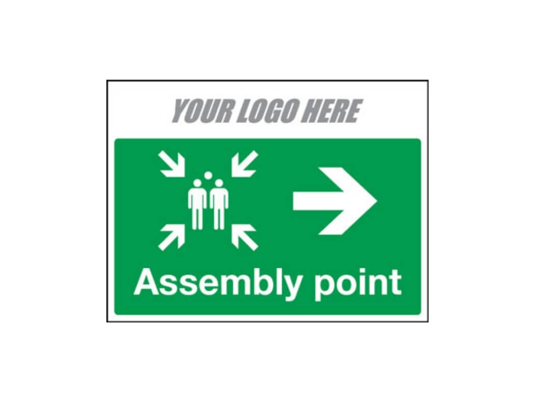 Meeting point or assembly sign simple flat Vector Image
