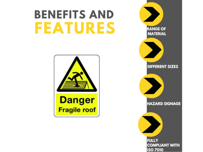Danger Fragile Roof Sign Benefits