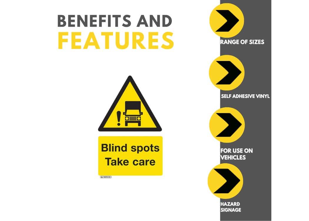 Blind Spots - Take Care Sign - Information Signs - Safe Industrial