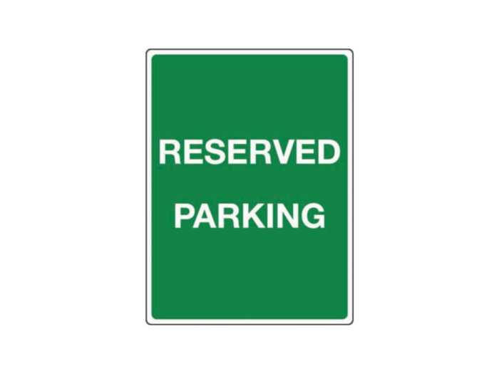 Reserved Parking Sign - Car Park Signs - Safe Industrial