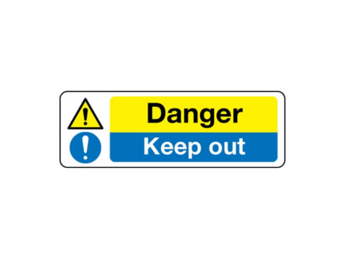 Danger Keep Out Sign - Hazard Signs - Safe Industrial