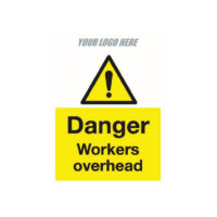 Danger workers overhead