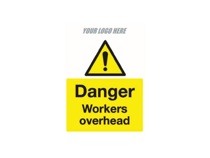 Danger workers overhead