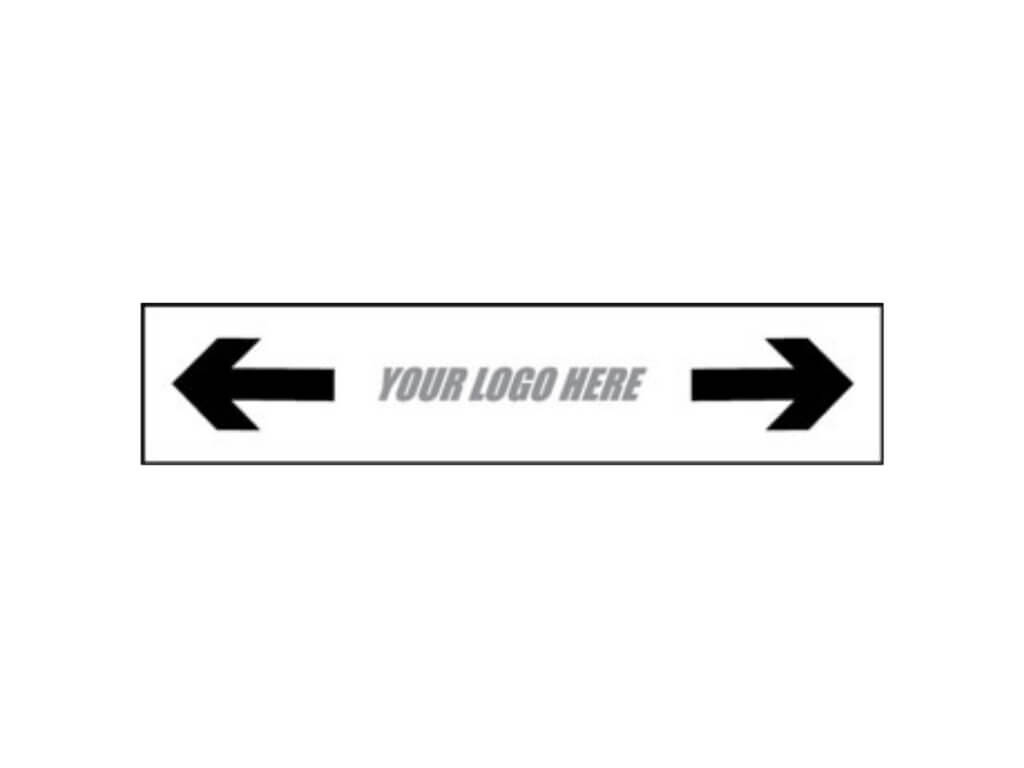 Directional Logo Sign 130mm X 600mm Signs Safe Industrial