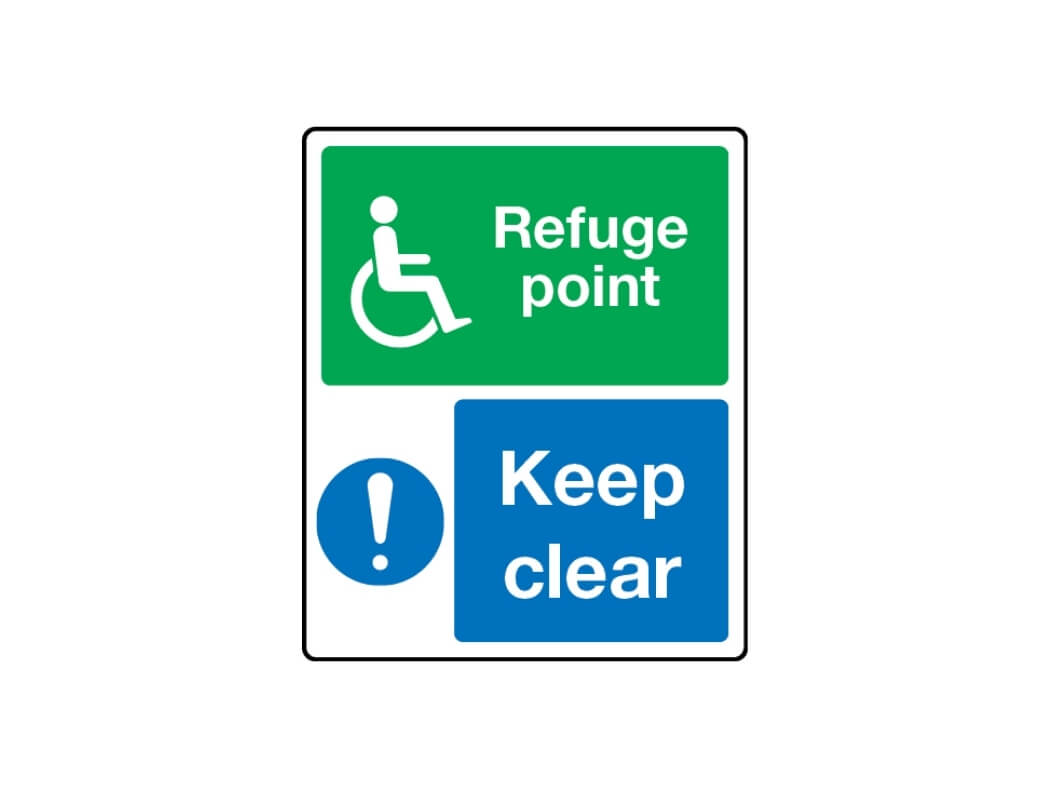 disabled-refuge-point-keep-clear-sign-signs-safe-industrial