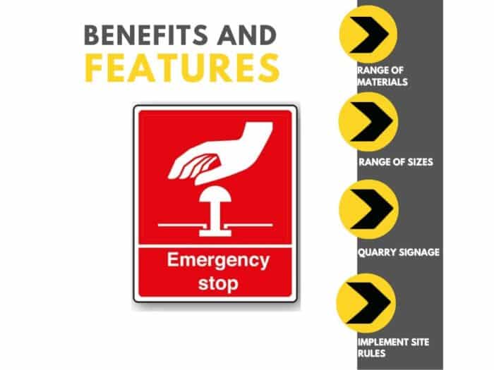 Emergency Stop Sign Benefits and Features