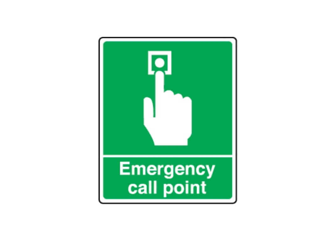 Emergency Call Point Sign - First Aid Signs - Safe Industrial