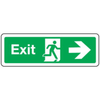 Exit primary arrow right sign
