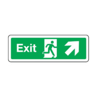 Exit primary arrow up right sign