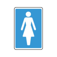 Female toilet sign