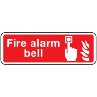 Fire Alarm bell landscape layout sign