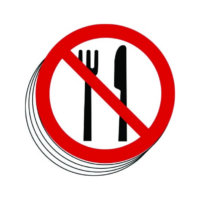 No Food Or Drink Stickers