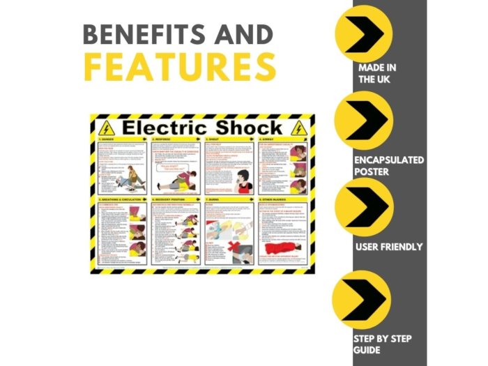 Electric Shock Poster - 590mm x 420mm